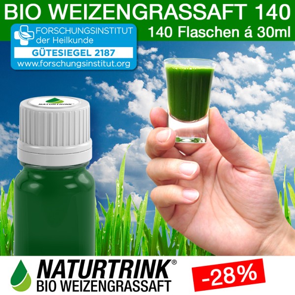 BIO Weizengrassaft 140 - NATURTRINK